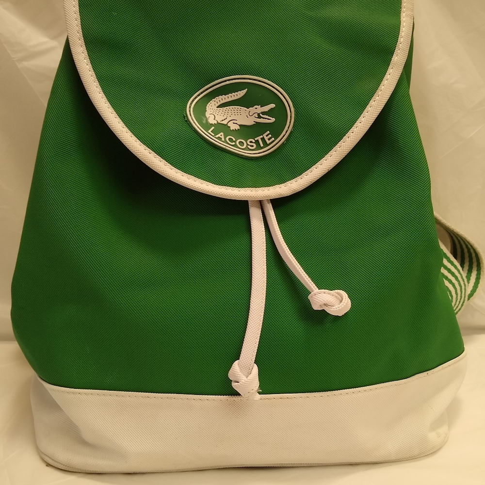 Vintage lacoste backpack.